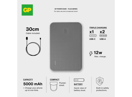 GP B+ Serie Powerbank 5000 mAh