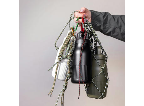 Sagaform Truls Stahlisolierflasche mit praktischem Klickverschluss (recycelt) 500 ml