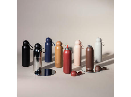 Sagaform Tekla Stahlisolierflasche (recycelt) 500 ml