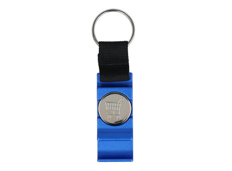 3-in-1-Flaschenöffner-Schlüsselanhänger-Einkaufswagenchip