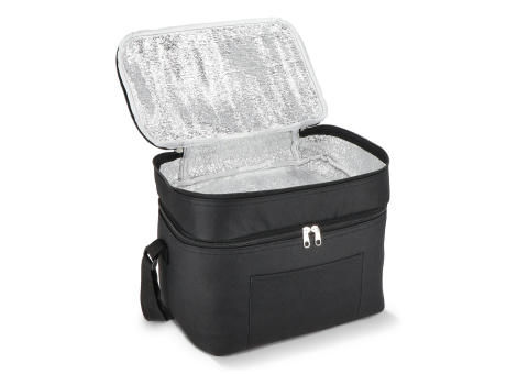 R-PET 600D Doppelfach-Kühltasche 30 x 20 x 25cm 12L