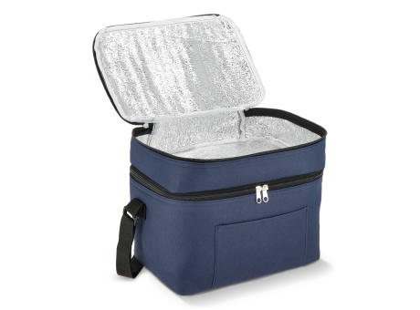 R-PET 600D Doppelfach-Kühltasche 30 x 20 x 25cm 12L