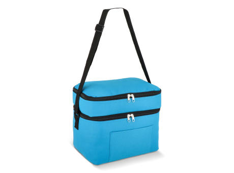 R-PET 600D Doppelfach-Kühltasche 30 x 20 x 25cm 12L