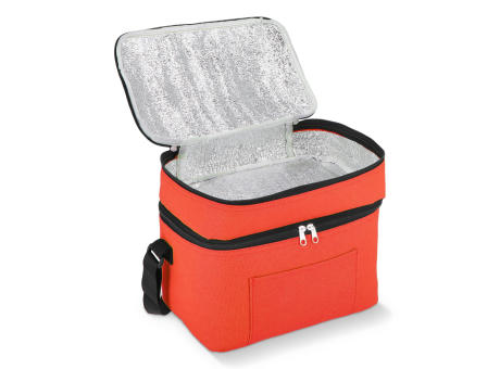 R-PET 600D Doppelfach-Kühltasche 30 x 20 x 25cm 12L