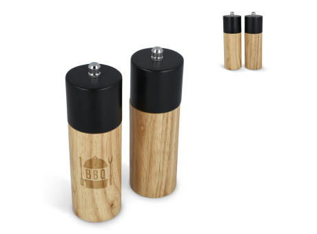 InSideOut Holz-Salz- und Pfeffermühle-Set