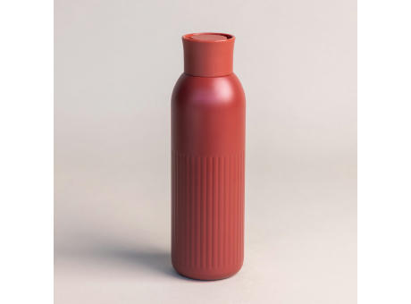 Sagaform Tekla Push Stahlisolierflasche mit Druckverschluss (recycelt) 500 ml