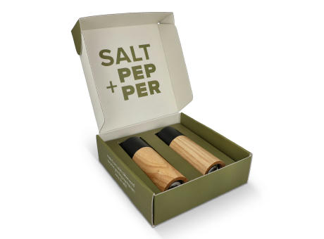 InSideOut Holz-Salz- und Pfeffermühle-Set