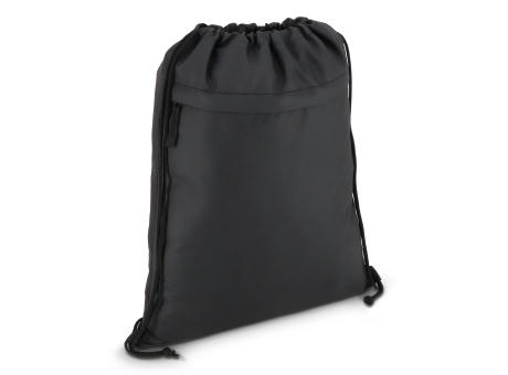 PU-beschichtete R-PET 600D Kordeltasche 33 x 42 cm