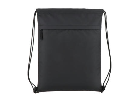 PU-beschichtete R-PET 600D Kordeltasche 33 x 42 cm