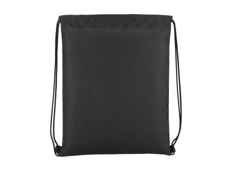 PU-beschichtete R-PET 600D Kordeltasche 33 x 42 cm