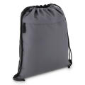 PU-beschichtete R-PET 600D Kordeltasche 33 x 42 cm