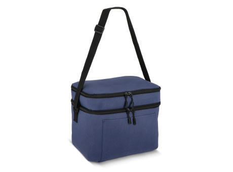 R-PET 600D Kühlbeutel mit zwei Fächern 30 x 20 x 25 cm 15 l