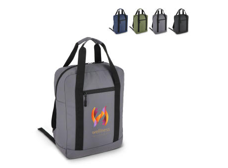 PU-beschichteter R-PET 600D Rucksack 27,5 x 12 x 37,5 cm 12 l
