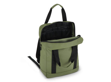 PU-beschichteter R-PET 600D Rucksack 27,5 x 12 x 37,5 cm 12 l