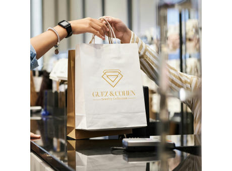 Kraftpapiertüte 90g/m² 22x10x31cm