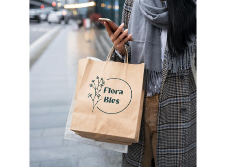 Kraftpapiertüte 90g/m² 22x10x31cm