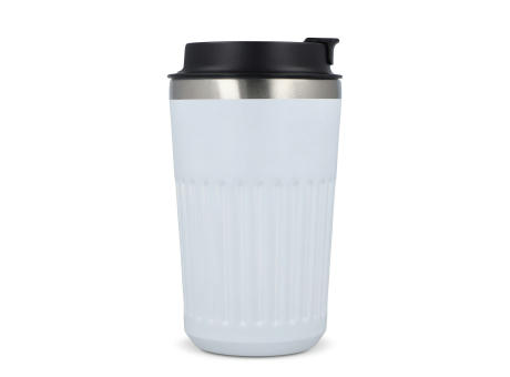 Recycelter Edelstahl-Thermobecher für Kaffee zum Mitnehmen, 400 ml