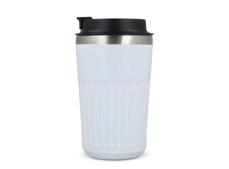Recycelter Edelstahl-Thermobecher für Kaffee zum Mitnehmen, 400 ml