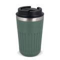 Recycelter Edelstahl-Thermobecher für Kaffee zum Mitnehmen, 400 ml