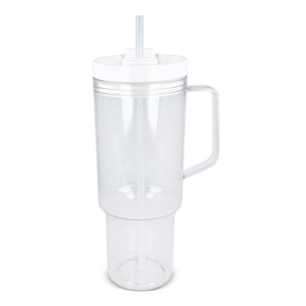 Miami Becher mit Henkel transparent 1,2 l R-PET