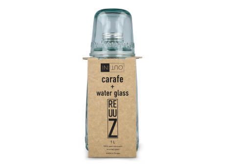 InSideOut Recyceltes Glas-Getränkeset ReuuZ 1 l