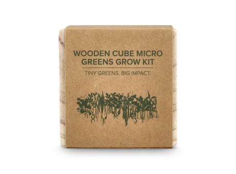 FSC-Holzpflanzgefäß-Set – Microgreens