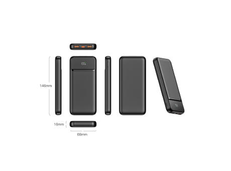 Nolu Powerbank mit LED-Anzeige 10.000 mAh