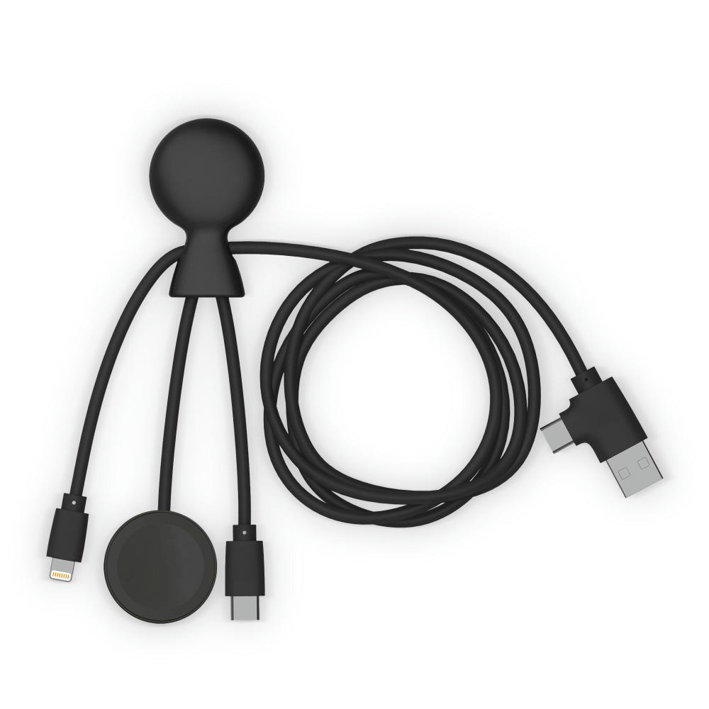 Xoopar Mr. Bio Long Multi-Kabel für Apple/Samsung Watch 1 Meter 