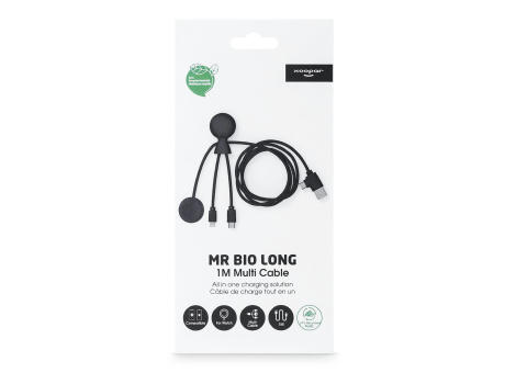 Xoopar Mr. Bio Long Multi-Kabel für Apple/Samsung Watch 1 Meter 