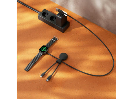 Xoopar Mr. Bio Long Multi-Kabel für Apple/Samsung Watch 1 Meter 