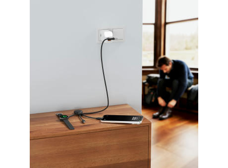 Xoopar Mr. Bio Long Multi-Kabel für Apple/Samsung Watch 1 Meter 