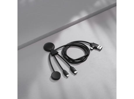 Xoopar Mr. Bio Long Multi-Kabel für Apple/Samsung Watch 1 Meter 