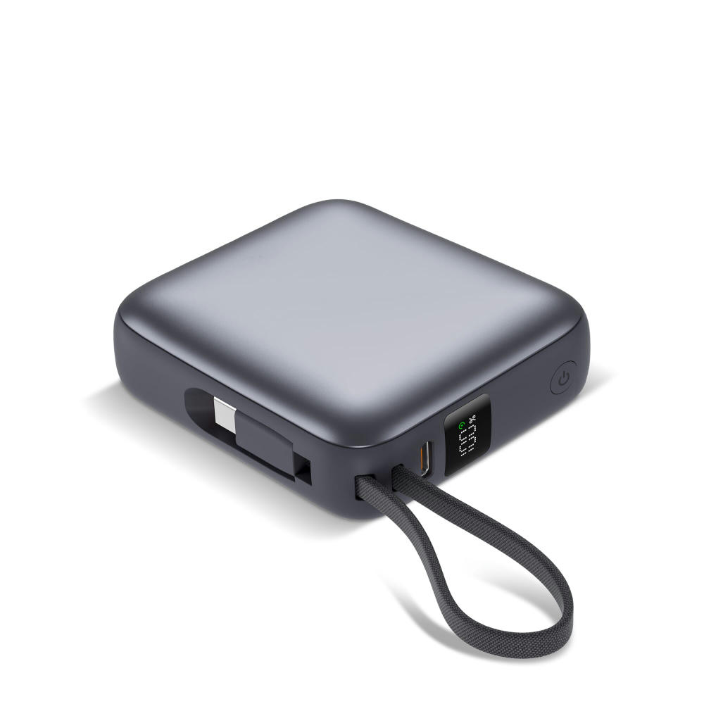 Nova Powerbank 22,5 W Power Delivery mit integrierten Kabeln 10.000 mAh