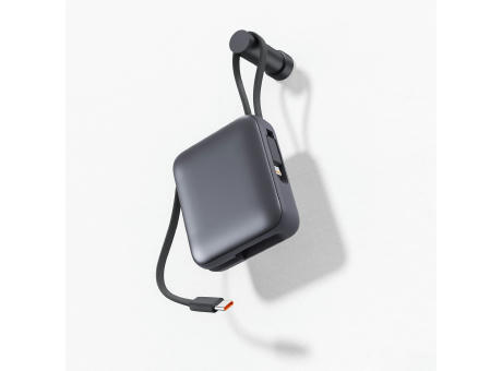 Nova Powerbank 22,5 W Power Delivery mit integrierten Kabeln 10.000 mAh