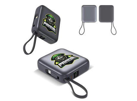 Nova Powerbank 22,5 W Power Delivery mit integrierten Kabeln 10.000 mAh