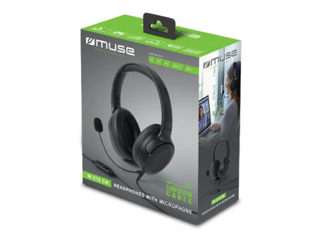 M-212 CH | Muse Kabelgebundener Kopfhörer mit Mikrofon