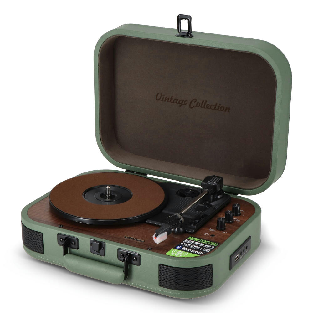 MT-207|Muse Vintage Plattenspieler mit BT-Ausgang
