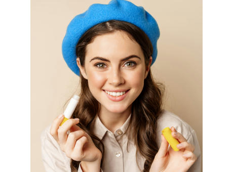 Klassischer Lippenpflegestift aus recycelten Materialien