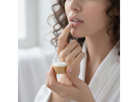 Lipbalm rund Bambus