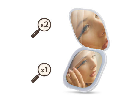 LED-Kompakt-Spiegel 350 mAh