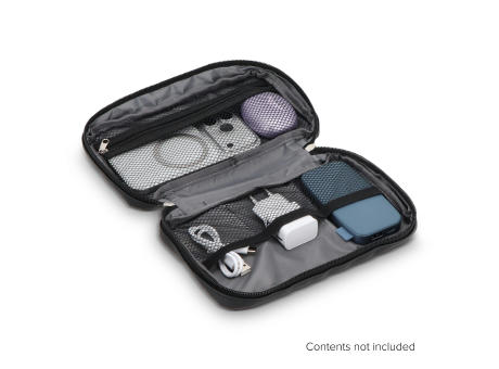 rPET PU-beschichtete 210D Napa-Organizer-Tasche 22 x 13 x 4 cm