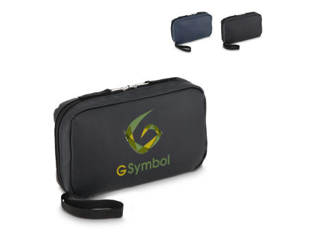 rPET PU-beschichtete 210D Napa-Organizer-Tasche 22 x 13 x 4 cm