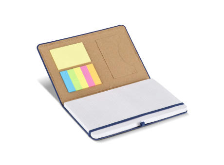 Notizbuch Olmo Hardcover PU A5 mit Haftnotizen