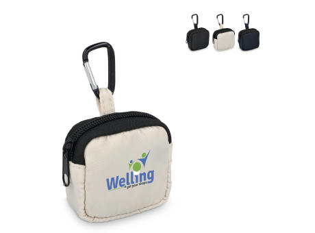 Nylon-Kopfhöreretui 6,5 x 6 cm