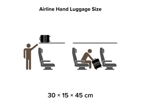 PU-beschichteter Dalston-Rucksack Vakuumrucksack 30 x 15 x 45 cm 20 l