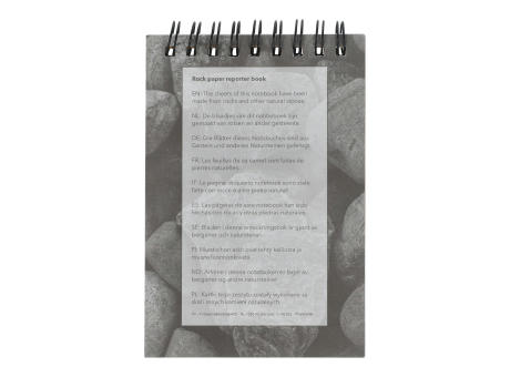 Reporter Notizbuch aus Steinpapier