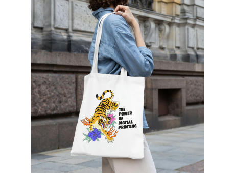 Umhängetasche Baumwolle OEKO-TEX® 140g/m² 38x42cm