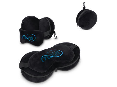 Reise-Augenmaskenkissen mit Reißverschlussetui