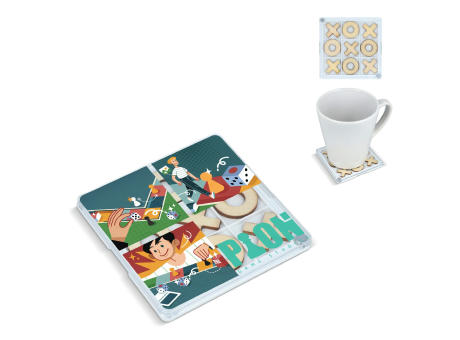 Tic-Tac-Toe-Untersetzer