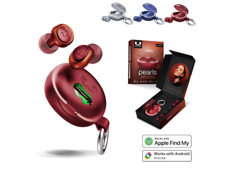 Fresh 'n Rebel Pearls Radiant Festival Ohrstöpsel – Zertifizierter Gehörschutz – Case mit Tracker